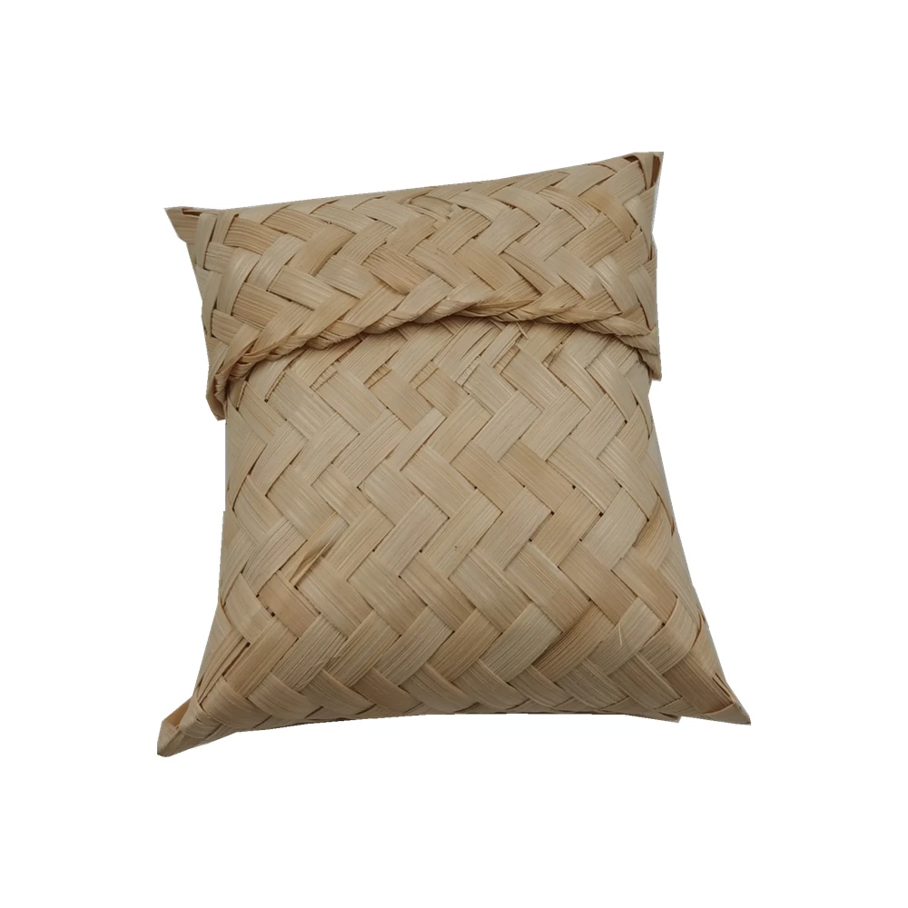 Bamboo handmade woven storage handbag gift