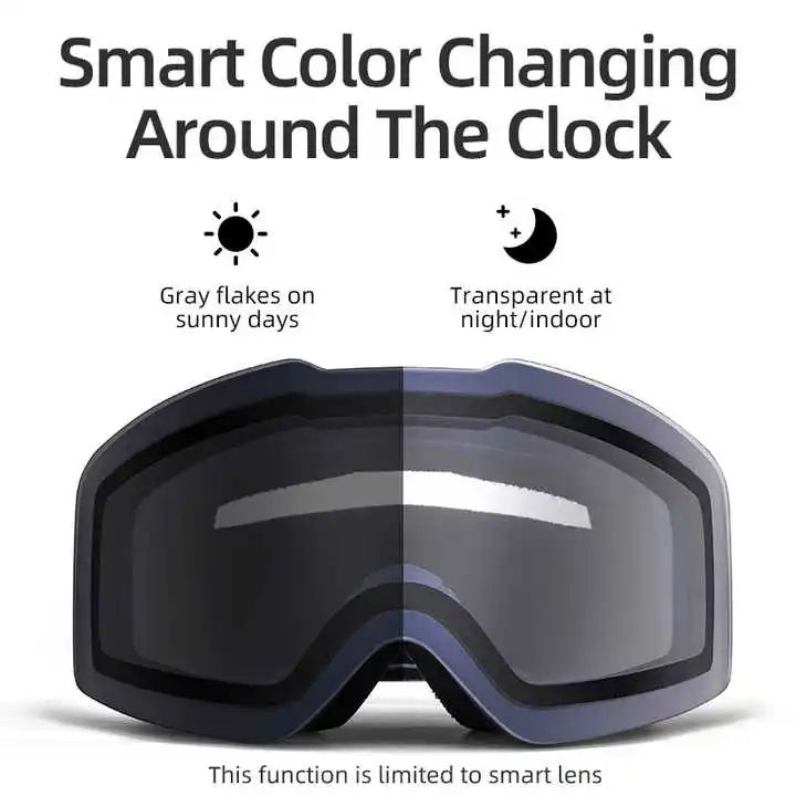 ROCKBROS Skiing Eyewear Goggles Double ens Layers UV400 Anti-fog Ski Unisex Glasses Skiing Men Women Snow Snowboard Goggles