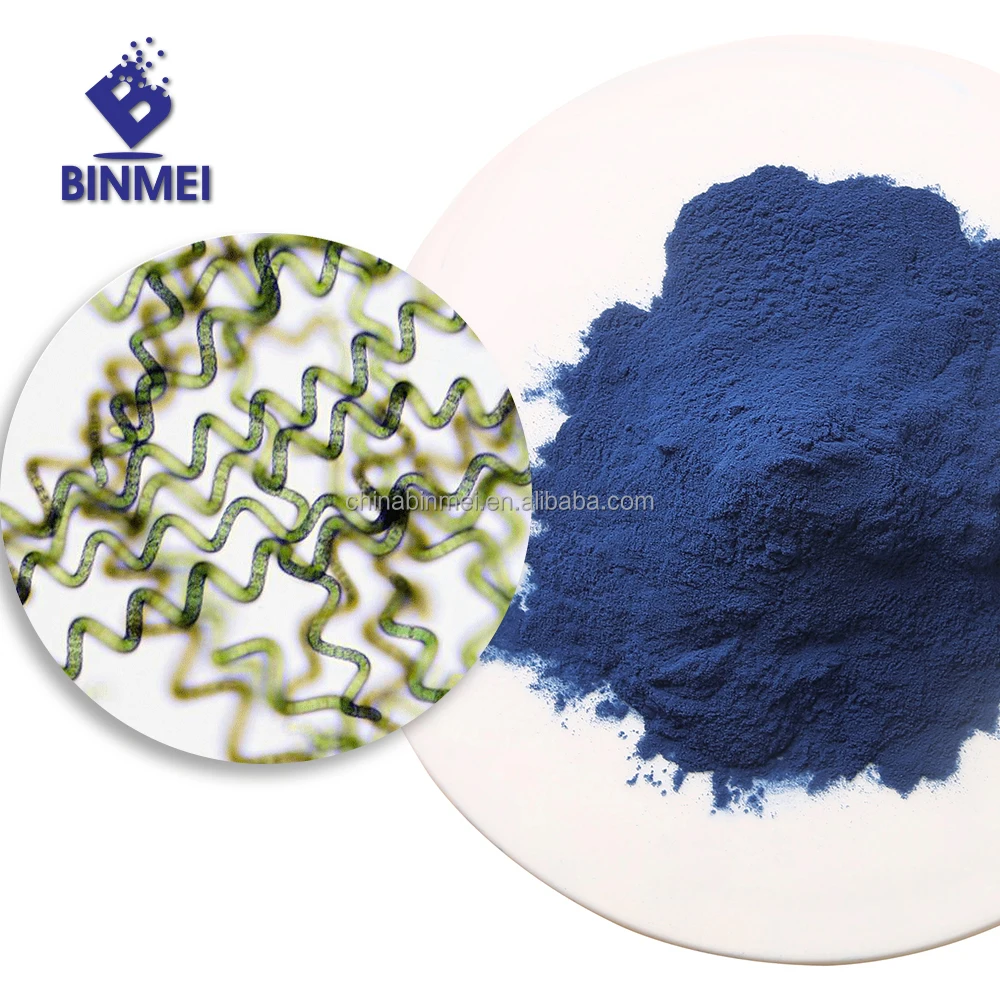 BINMEI Blue Spirulina E40 Wholesale Nutrient Supplement Spirulina Blue Powder Phycocyanin Powder For Health Products