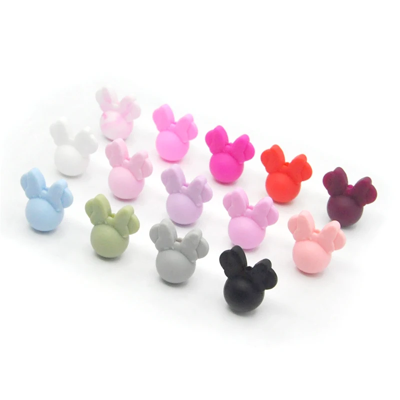 Экологичные силиконовые жевательные бусины, силиконовые бусины, детский Прорезыватель для зубов