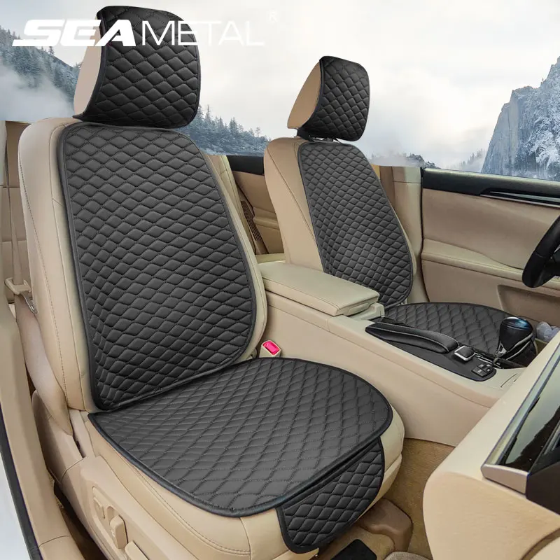 New Arrival Full Set Leather Auto Seat Cushion Universal Car Seat Cover Set Car Seat Cushion Cover Protector