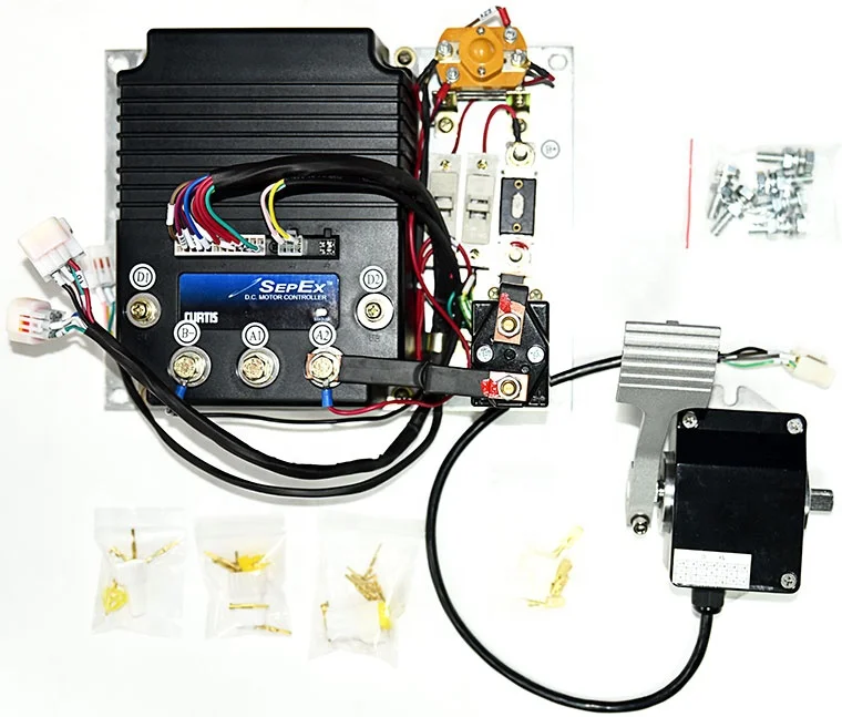 1268-5403 качество гарантированное интеллектуальное Curtis двигатель Assemblage 36 В V/48V-400A
