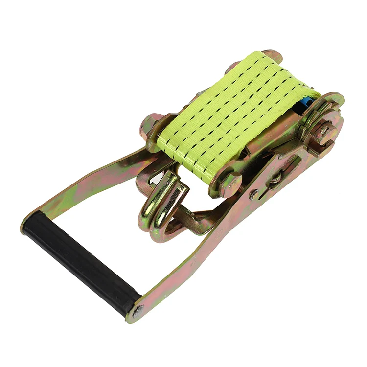 Factory Direct Heavy Duty 50mm 5 Ton 10m Loading Strap Truck Belt Cargo Lashing Ratchet Tie Down Strap