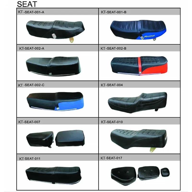 Factory price motorcycle seats cushion cover motorbike seat gel pad  for YAMAHA SUZUKI HONDA KTM asiento motocicleta repuestos