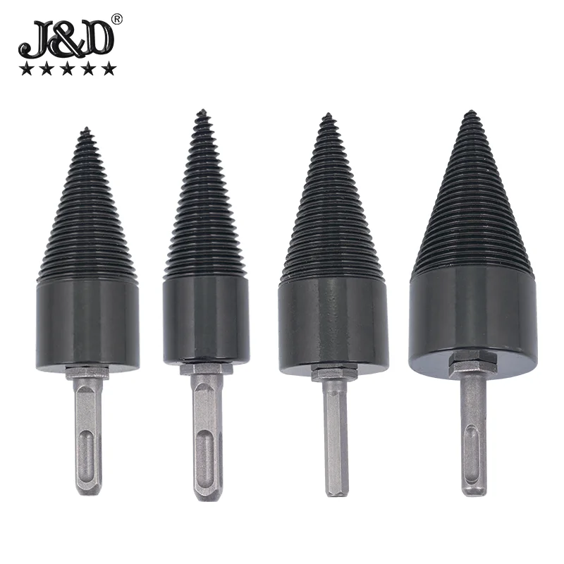 Special drill bit for wood chopping electric drill electric hammer tool for chopping wood split drill for household use