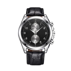 Manufacturer custom private label brand minimalist stainless steel case casual quartz watch accessories man leather watch