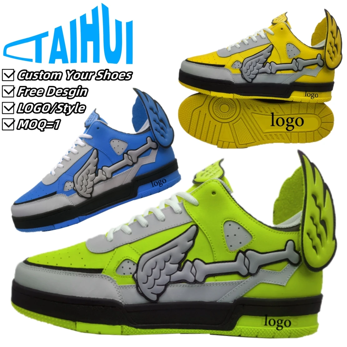 OEM Custom Sneakers Free Design LOGO High Quality Walking Shoes Casual Sports Running Shoes Air 1 Retro Basketball Style Shoes