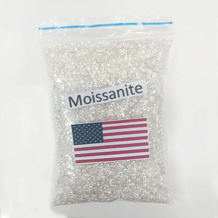 Moissanite Manufacturer Wholesale Price 0.7mm-2.9mm Small Size Melee Moissanite Gemstones for Moissanite Engagement Ring