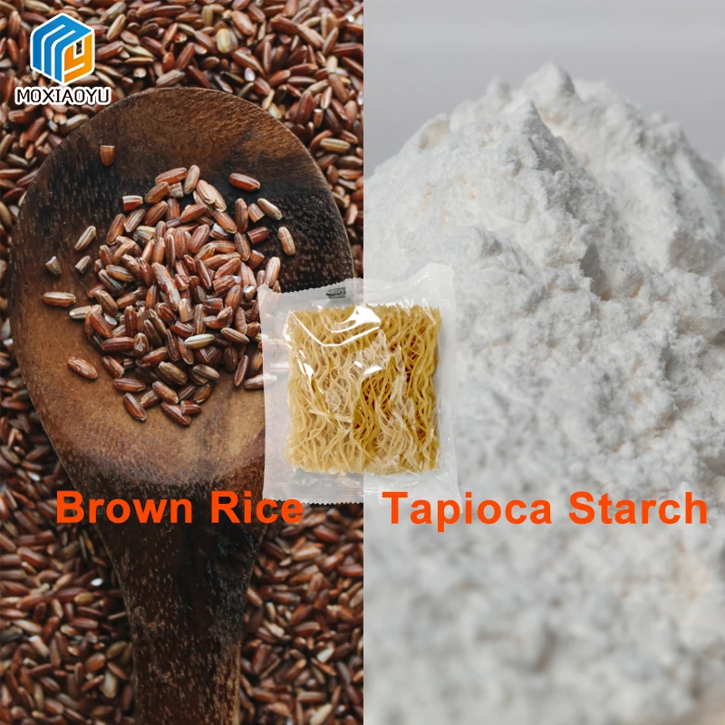 Factory Direct Organic Thailand Dry Hot Pot Noodles Vegetarin Pasta Fast Food Brown Rice Ramen