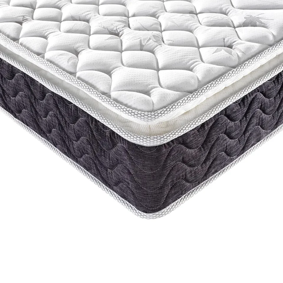 Order online king double bed gel memory foam mattresses 7-zoned roll up pocket spring single mattress