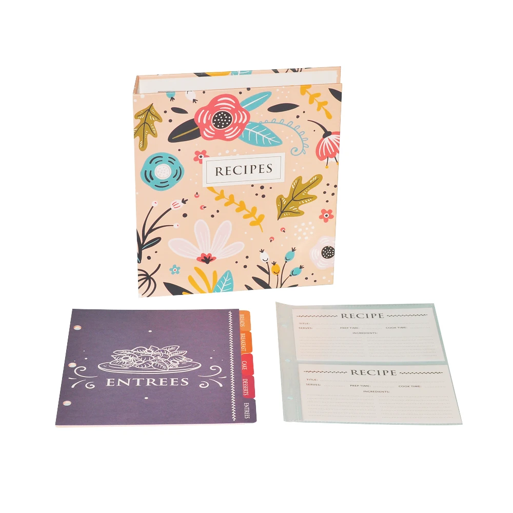 A4 Black Leather Recipe Menu Paper Book Frame PVC Menu Binder Inner Page Replaceable Restaurant Cafe Table Menu Holder Stand