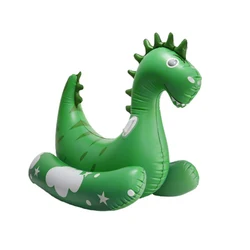 Water Toys Custom Inflatable Pool Animal Toy Kids Dinosaur Surfing Pool Seating Chair Dinosaur Pool Float