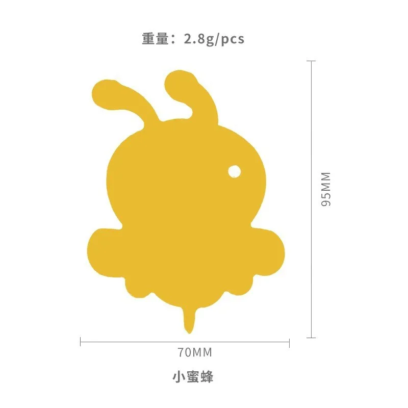 Hot Selling 12-Pack Yellow Plastic Fruit Fly Sticky Traps Indoor Outdoor Waterproof with Strong Glue Insect Control for Ants