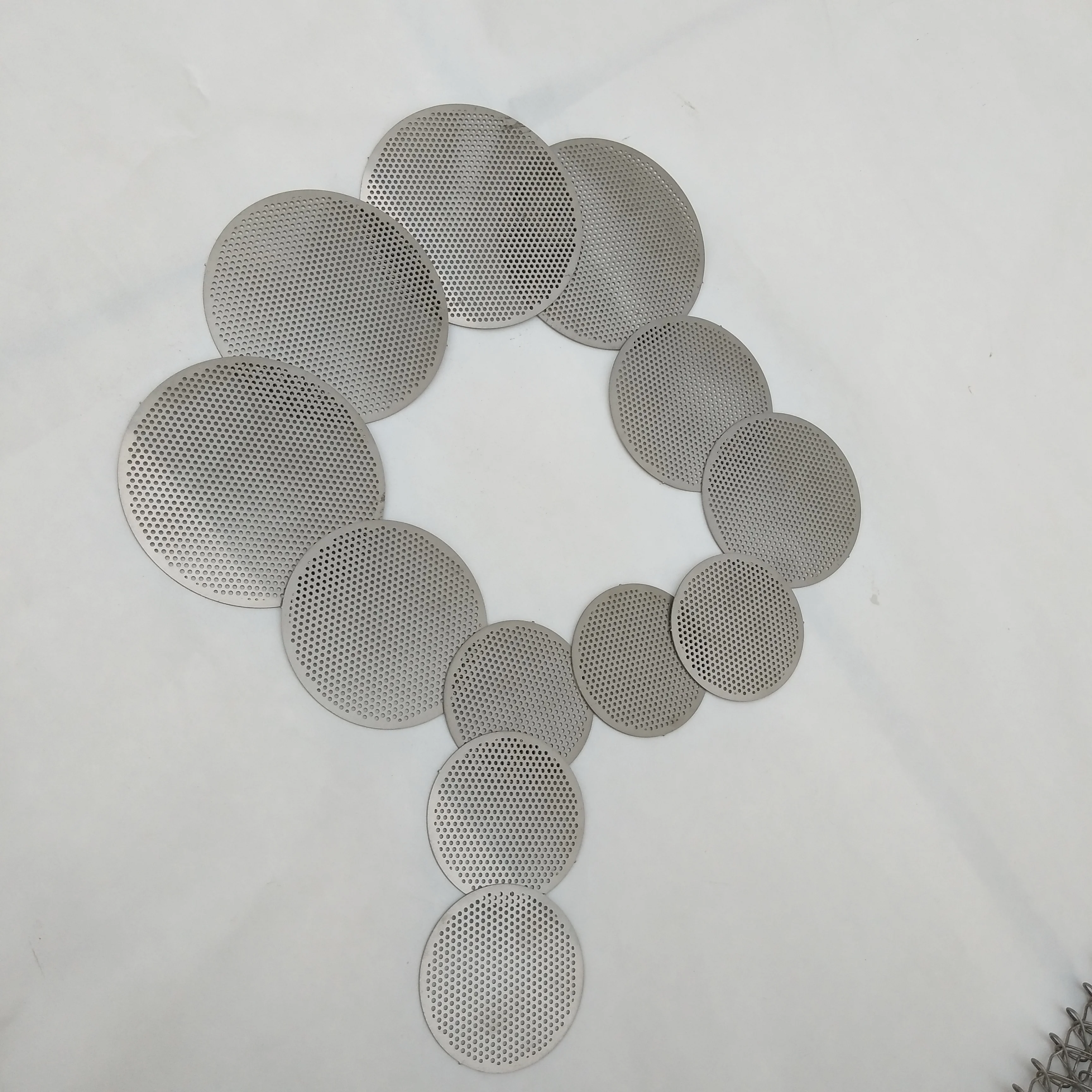 Ultra fine stainless steel wire mesh filter customization for extruder screen