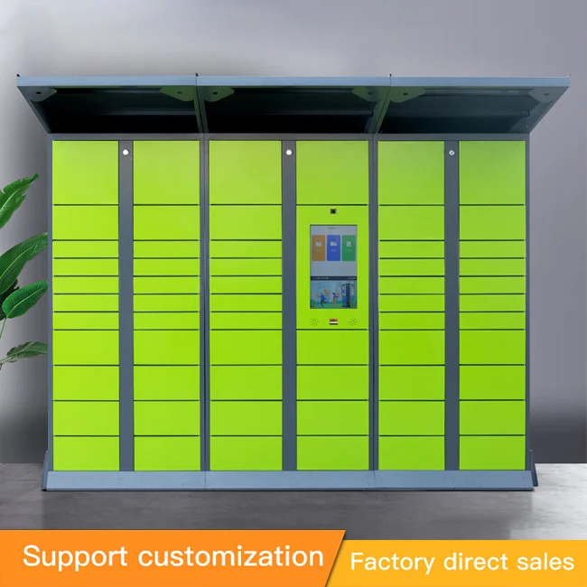 factory direct sale smart parcel locker intelligent system non - contact for community apartment and building