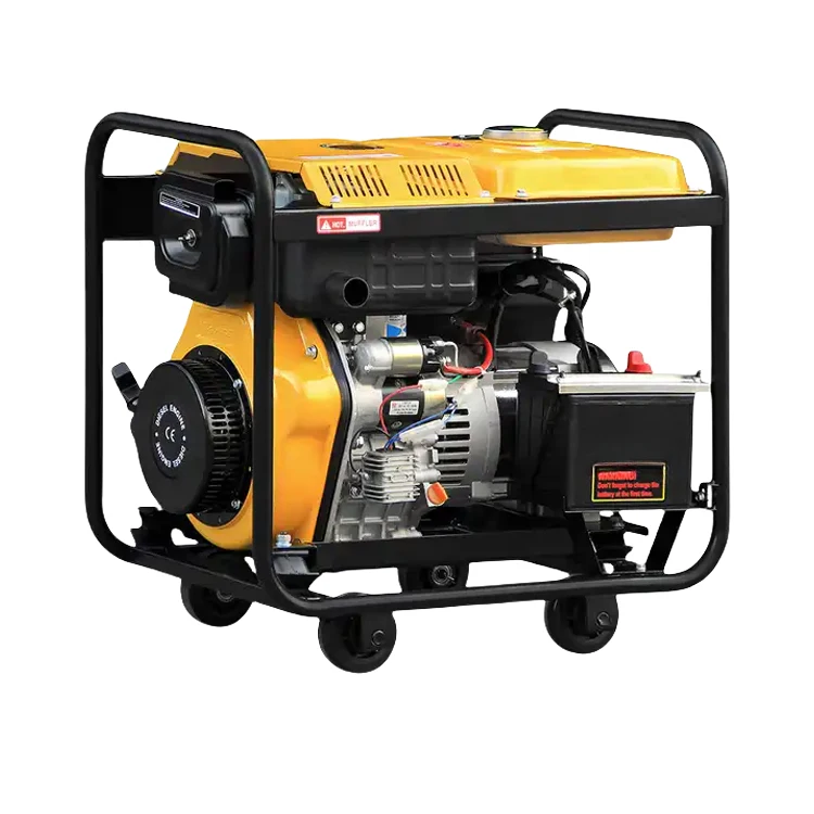 TLJ 7000w Air Cooled 2kw 3kw 4kw 5kw 6kw 7kw 8kw Single Cylinder Diesel Generator