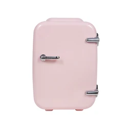 12V Car 220V Home Hotel Room 6 Cans Coke Drink Cosmetic Fridge Mini Refrigerators