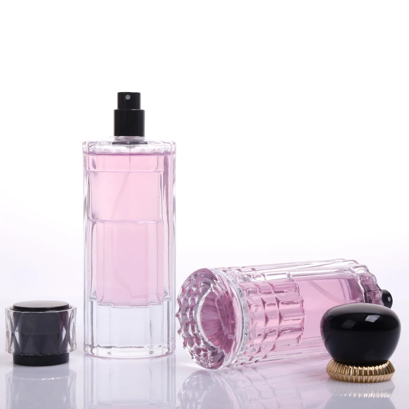 Custom Parfum Luxury Perfume Spray Bottles 100 Ml Round/ Square Empty Glass Perfume Bottle