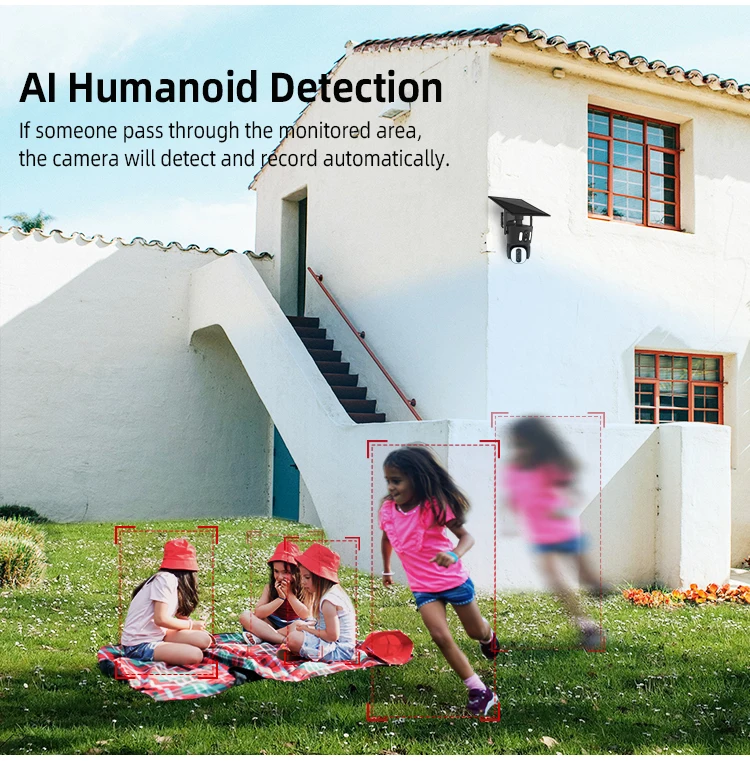 New Arrival Ubox Cctv 4g Solar Ip Camera Wifi Video Outdoor Security System Alarm High Quality Cctv Cameras for Home Farm