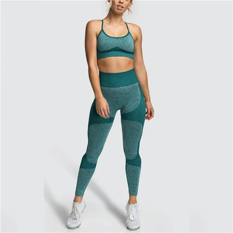 
New Colors Yoga Set Workout Wear Women Gym Tracksuit Sports Suit <span style=
