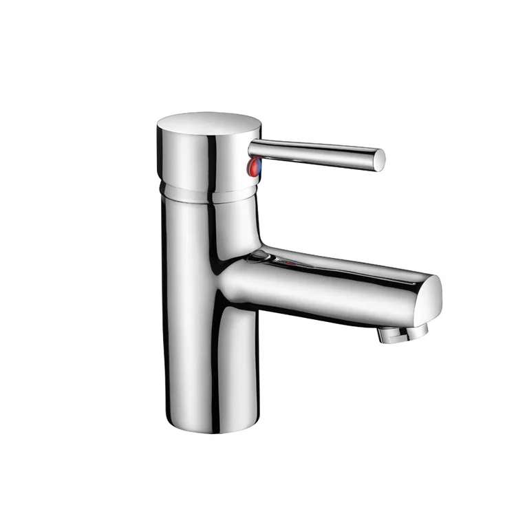 Factory directly  Brass Chrome Single lever handle Deck mounted mixer Classic Lavatory bathtub basin mixer tap