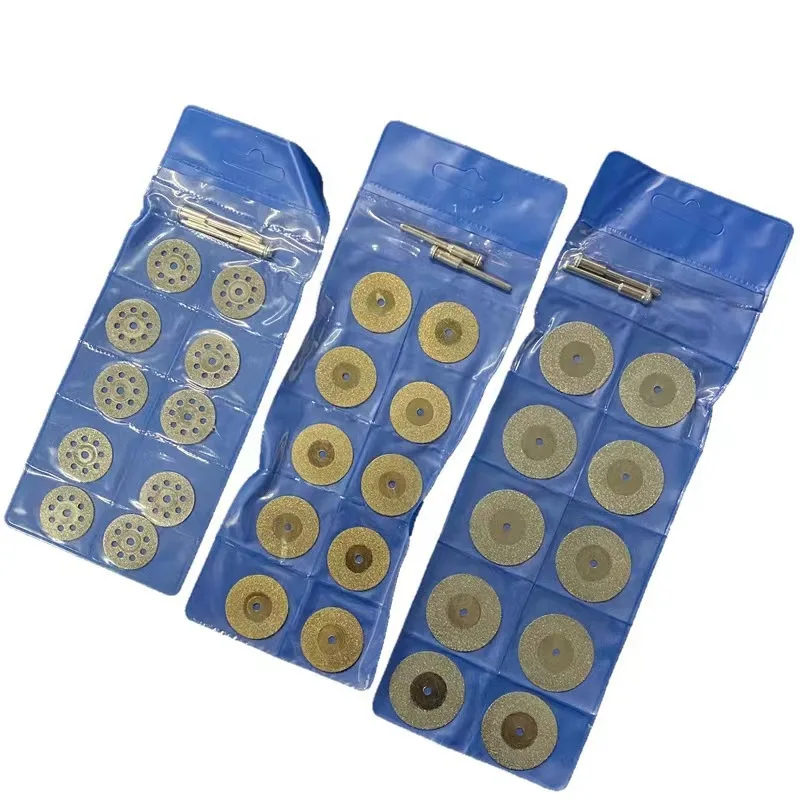 mini diamond cutting disk 16mm-40mm Saw Blade Grinding Wheels Disk With Mandrel Tools