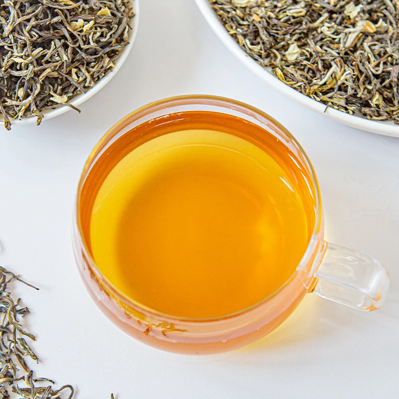 2024 Flavor-free Xueya Jasmine Green tea loose leaf milk tea shop fruit tea wholesale
