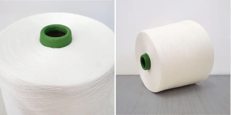 100% recycled cotton polyester blended yarn for textile and clothing