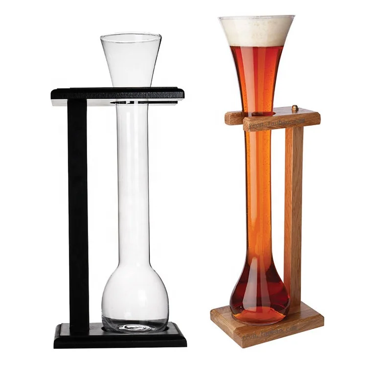 28 унций/32 унции/50 унций/100 унций креативные стаканы для слякоти длиной один метр шеи полярд пивной бокал с держателем