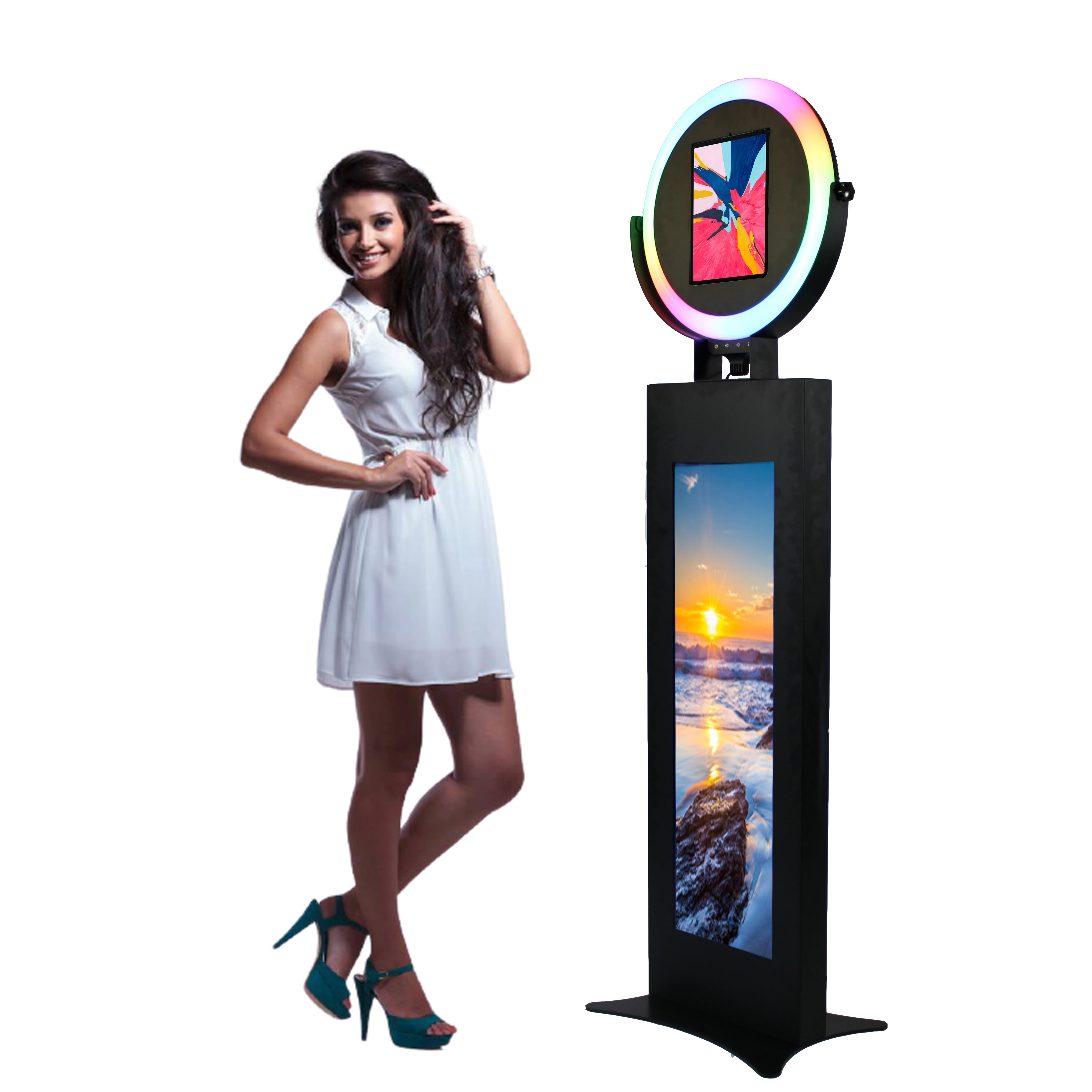 Cheap Portable IPad Photo booth Machine Wedding or Party photobooth shell ipad Selfie IPad Photo Booth lcd Display