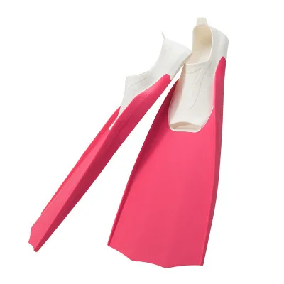 Wholesale price full foot dive fins long blade swimming flipper adult equipment rubber swimming fins scuba freediving