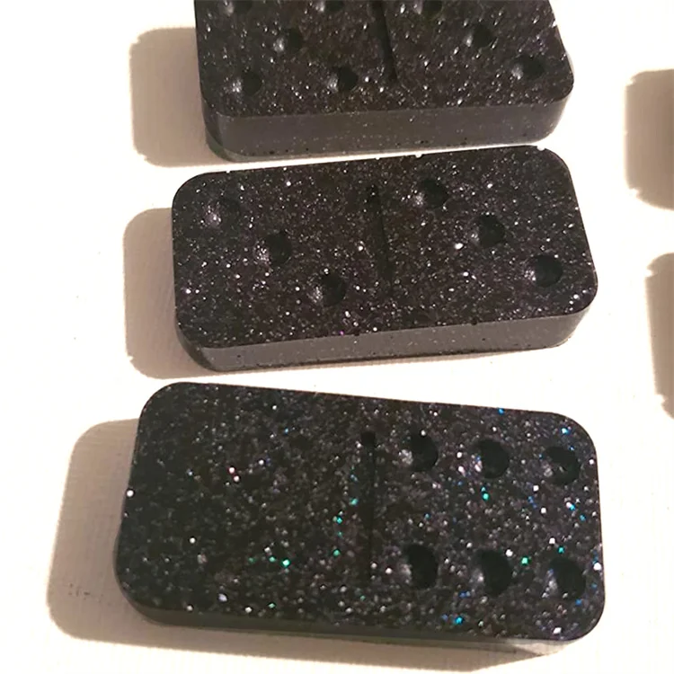 Custom DIY Resin Shiny Silicone Jumbo Domino Mold Professional Domino Mold