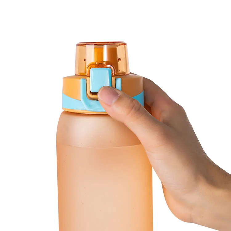 1000 ml outdoor sport bottle plastic water bottles with custom logo plastic portable lid