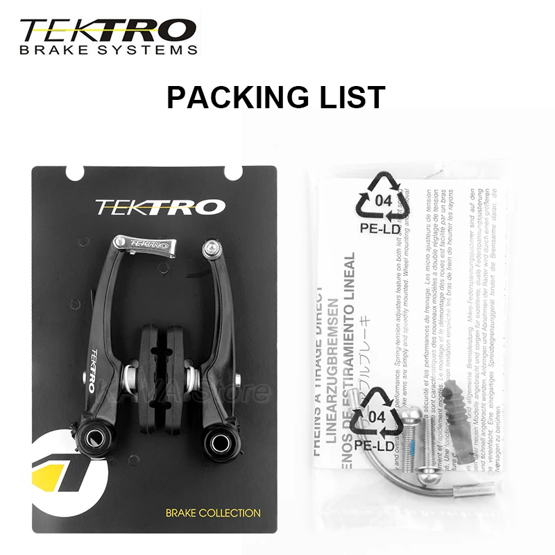 TEKTRO C310 MTB Road bicycle Caliper Set with Brake Pads Brake Mountain Bicycle v-type brake