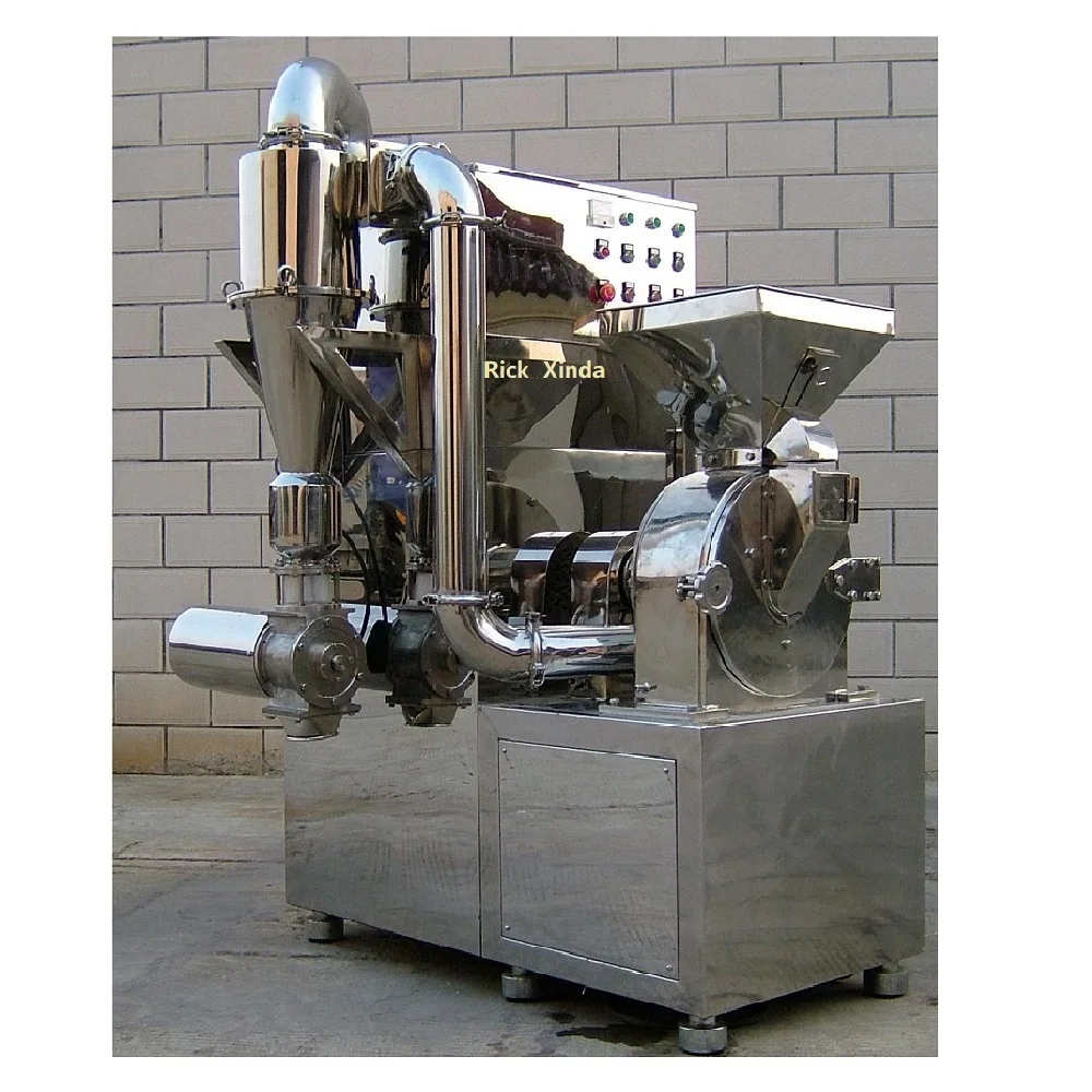 Air Culling Sieveless Chinese Herbal Powder Crusher