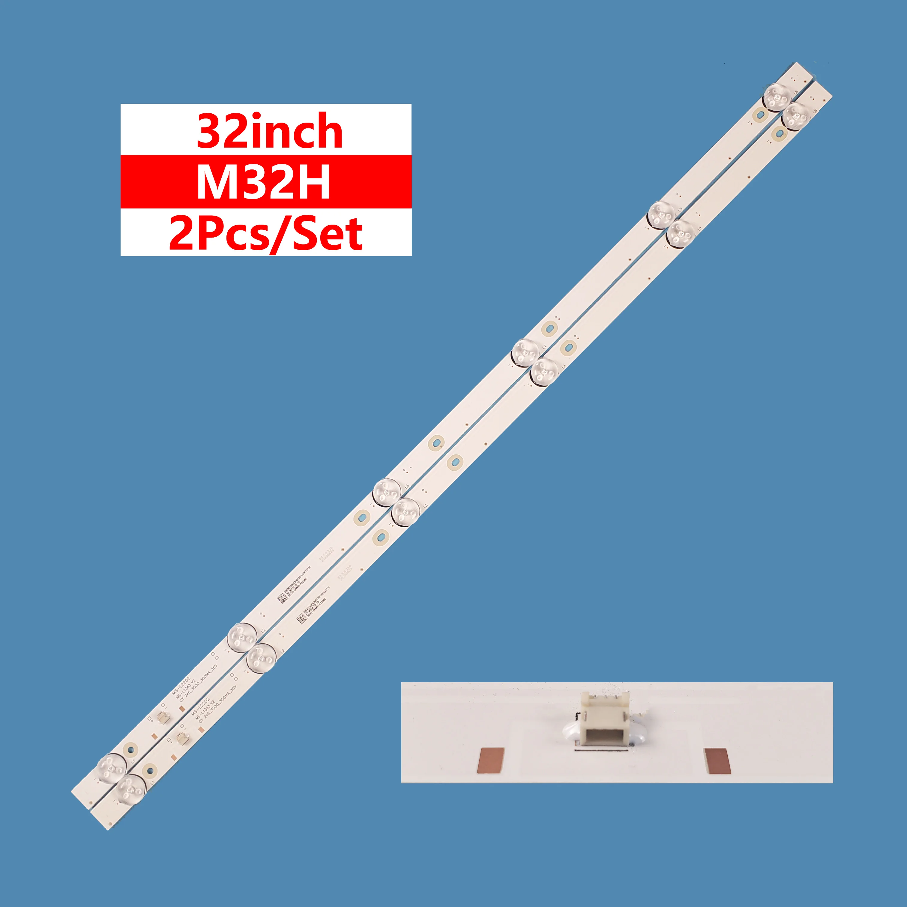 TV led backlight strip MS-L2202 MS-L1343 V2 14MM For M32H TV backlight strips lights