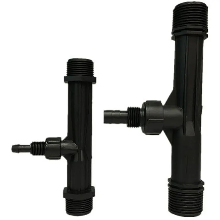 2 points Venturi Ejector PVDF Aerator Water and air mixing accessories for ozone generators