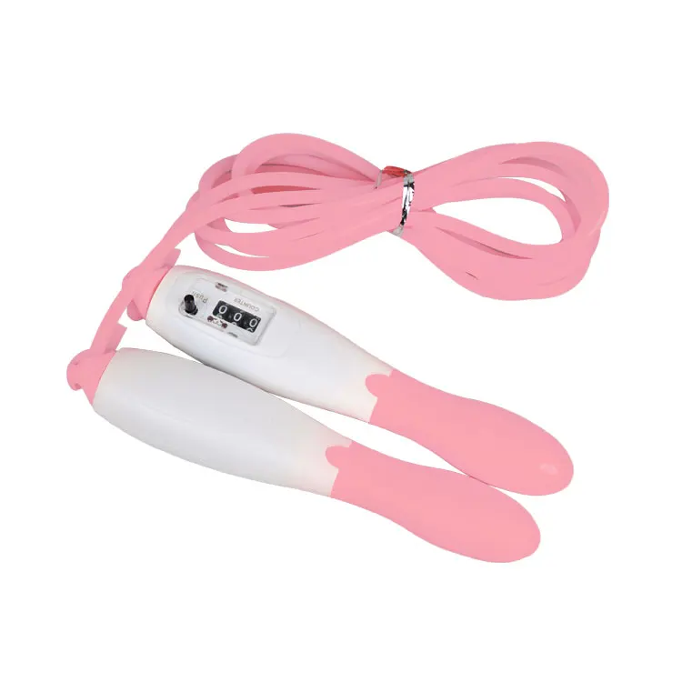 Автоматический подсчет упражнений для фитнеса Домашняя Тренировка регулируемый стальной трос скачок