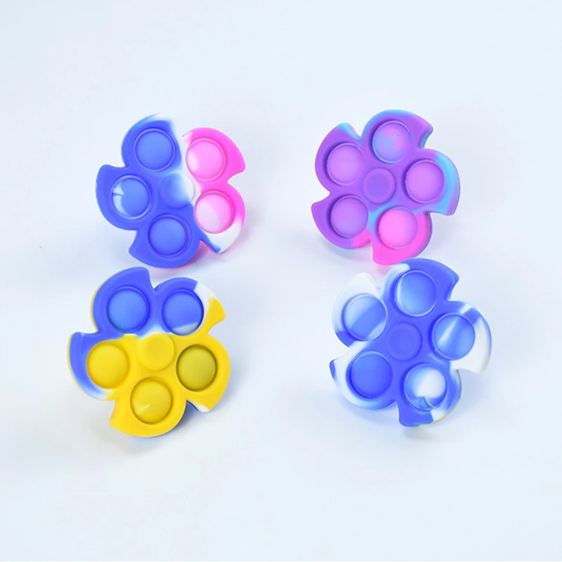 New Arrival Silicone Fidget Toys Stress Relieve Ring Silicone Fidget Ring Spinner