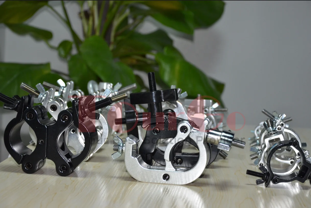 Heavy duty 2inch tube pipe pole stage light clamp coupler Aluminum quick release lighting truss clamp