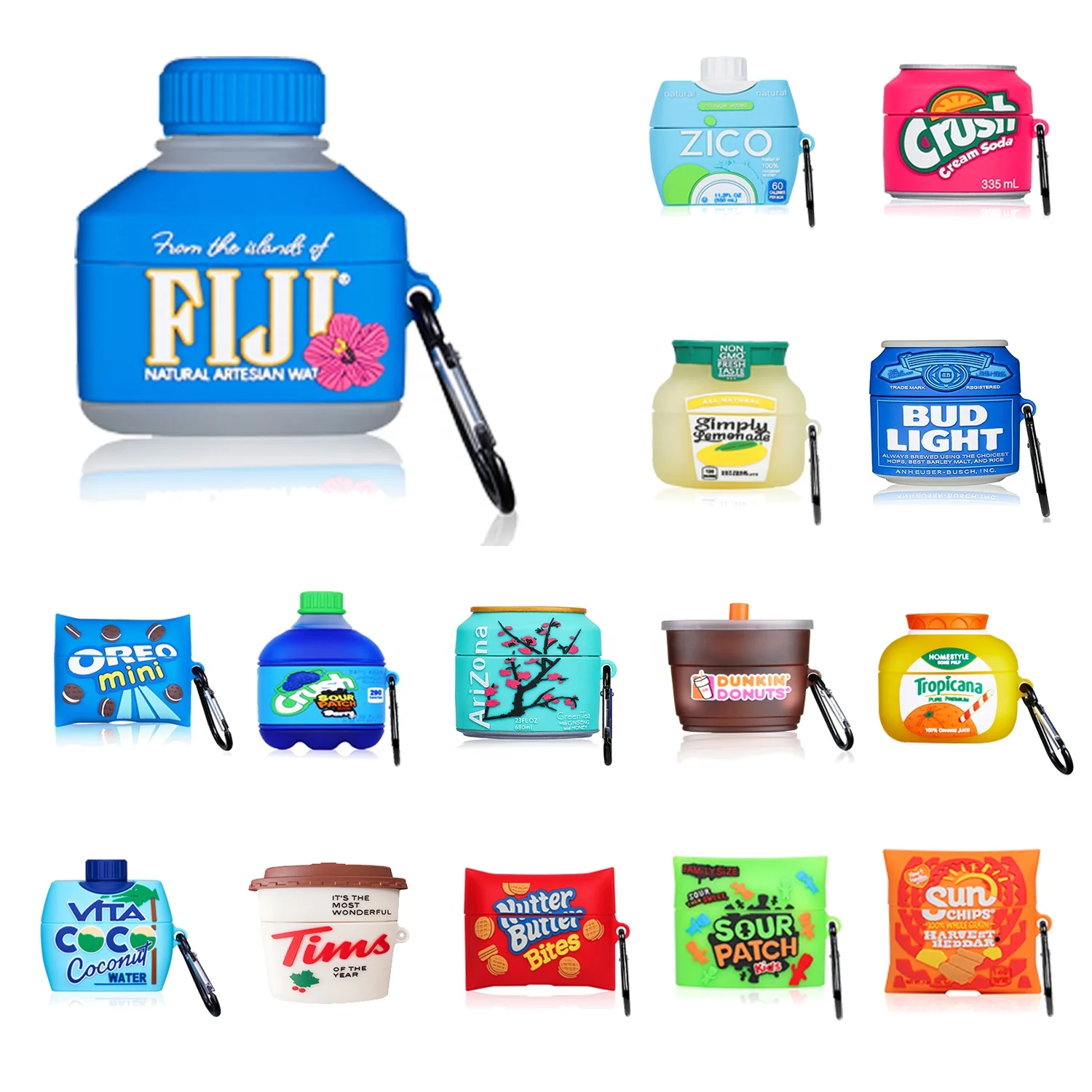 
Gemfits Food Energy Silicone Case for Apple for airpod Pro Cases, Designers Custom 3D Earphone Monster Cover Case for Airpods 3 