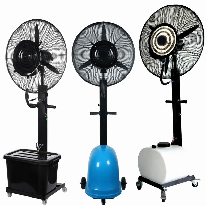 2024 manufacturer Wholesale mist fan with water tank cooling fan industrial air cooling out door mist fan  PL