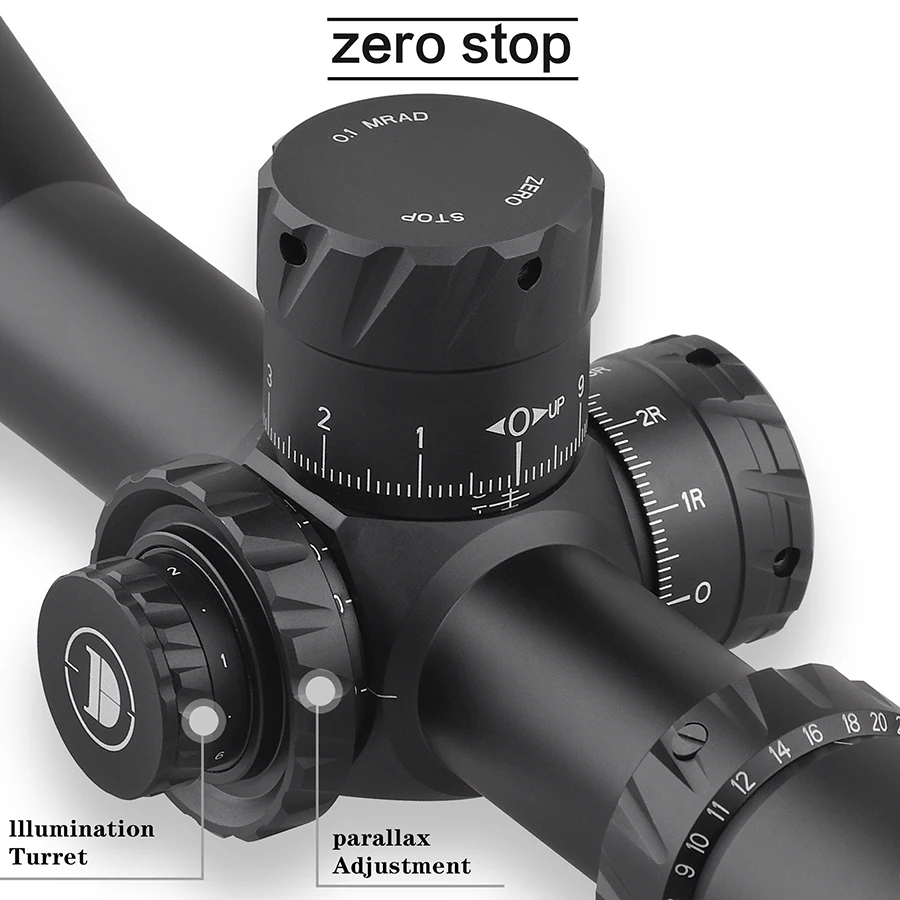 Новое открытие первая фокальная плоскость красная подсветка HD GEN2 5-30X56SFIR охотничий прицел с нулевой остановкой
