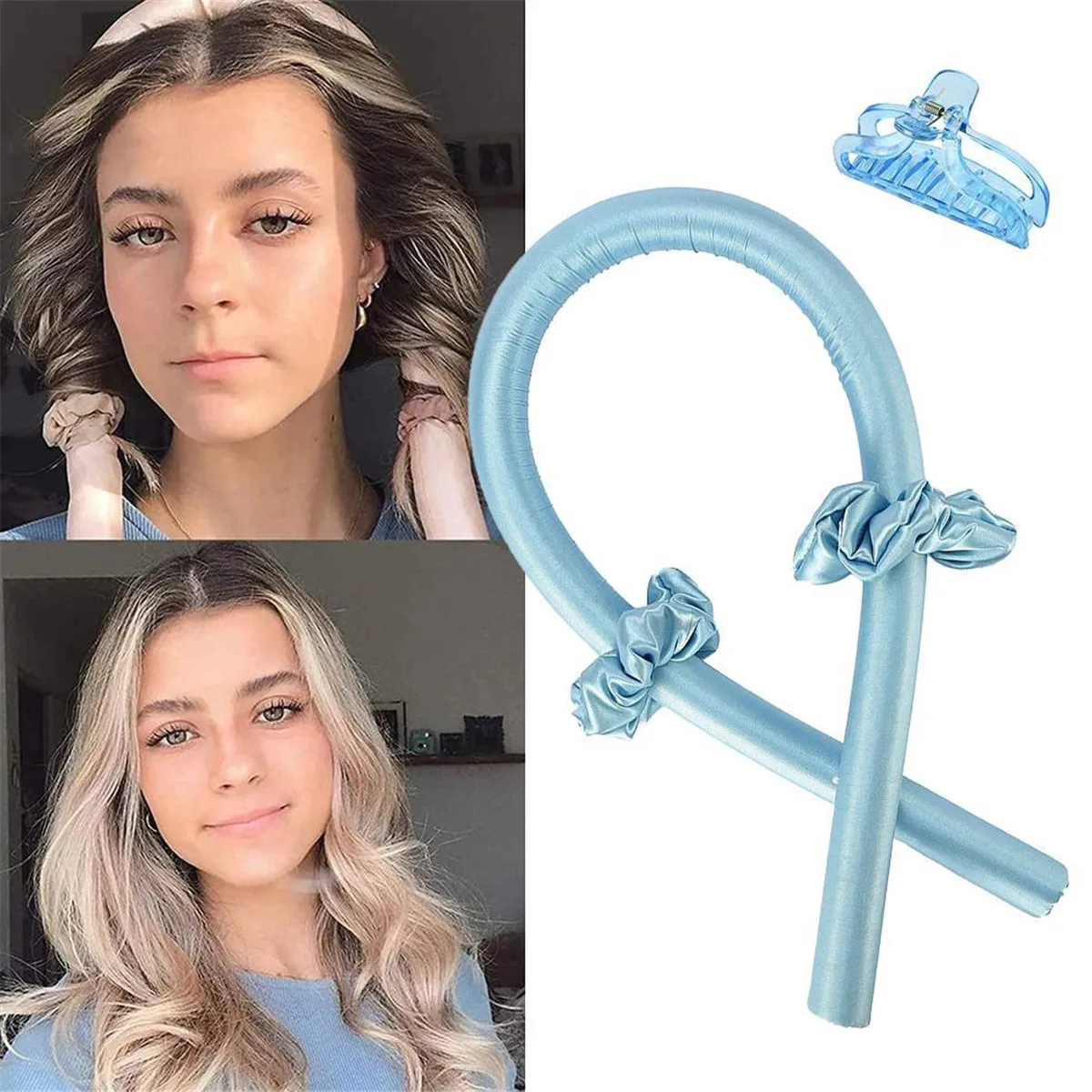 Щипцы для завивки волос Tik Tok без тепла длинных нагрева сна на ночь