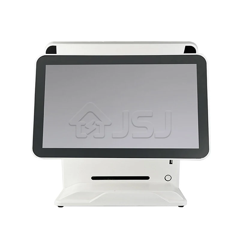 JSJ62K Dual Screen Touch Cash Register All In One Touch Windows Android Pos System Billing Machine For Supermarket Restaurant