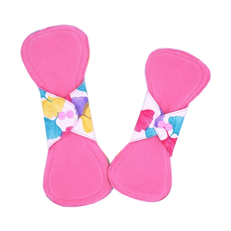 Female Sanitary Reusable Napkin Pads Washable Women Nude Napkin Pad Stylish Panty Liners in India Breathable Blue Panda OEM ODM