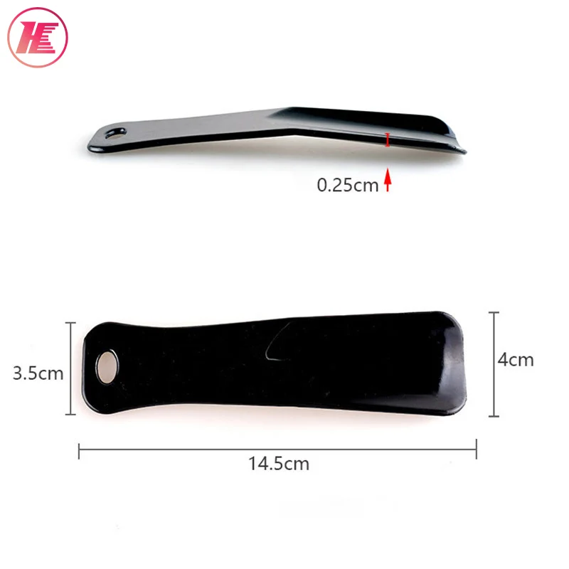 Hot Sale Cheap Short Comfortable Handle Promotional Plastic Shoe Horn And Shoe Spoon With Logo
