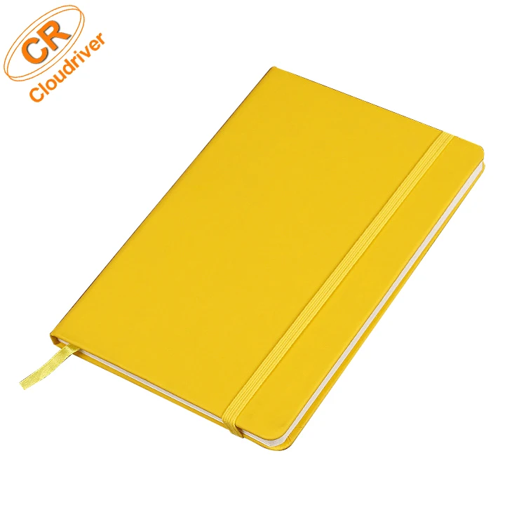 Custom Logo Printing New Lined Diary Note Pads PU Leather Hardcover Classic Journal Notebook