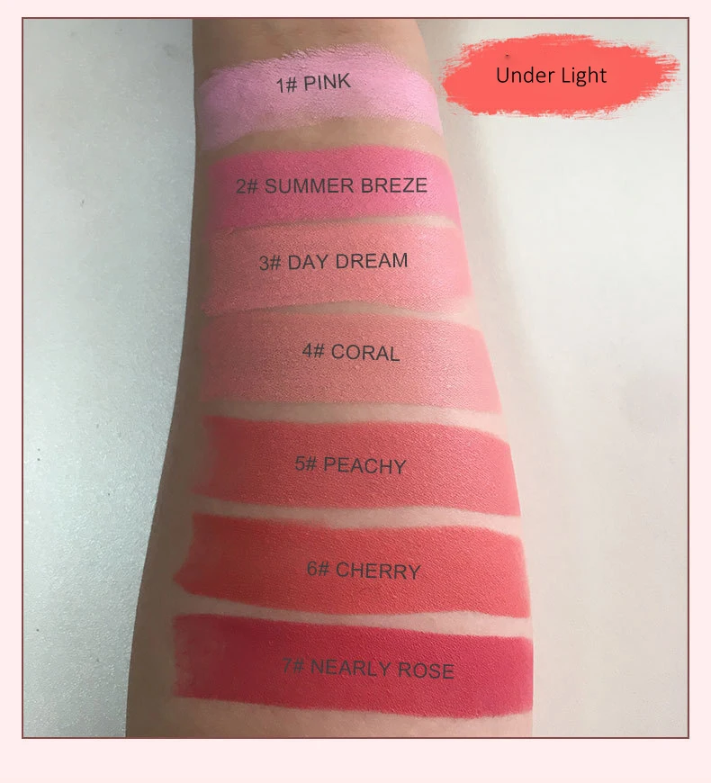 Cream blush vegan blusher cream private label double head 2 in 1 colorful blush double head blush stick with brush