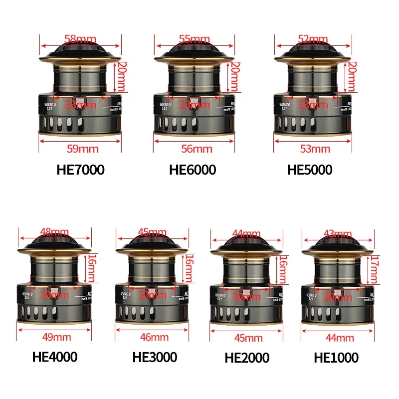 Byloo  spinning reel square shaft handle aluminium prices spinning reels brake feeder spinning reel